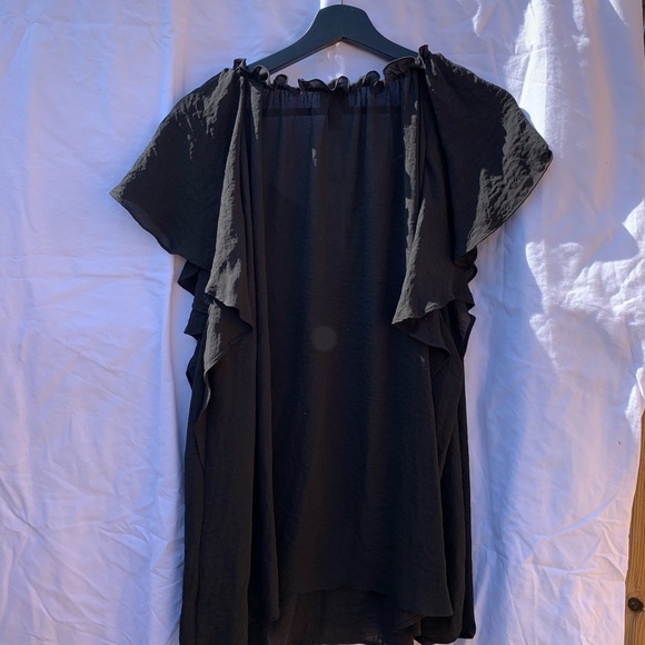Worthington black sheer blouse - Picture 7 of 11